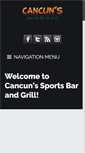 Mobile Screenshot of cancunssportsbar.com